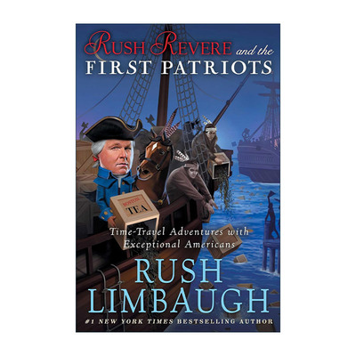 英文原版 Rush Revere and the First Patriots 与杰出美国人的时空冒险系列 精装 英文版 进口英语原版书籍