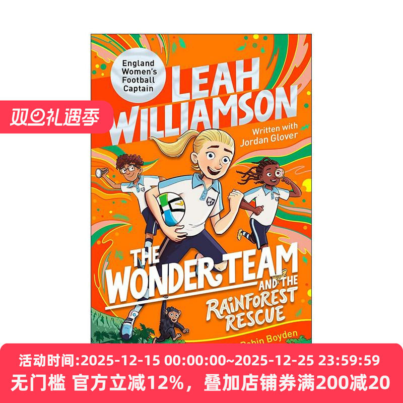 英文原版 The Wonder Team and the Rainforest Rescue 奇迹之队与雨林救援 儿童动作冒险章节桥梁书 英文版 进口英语原版书籍