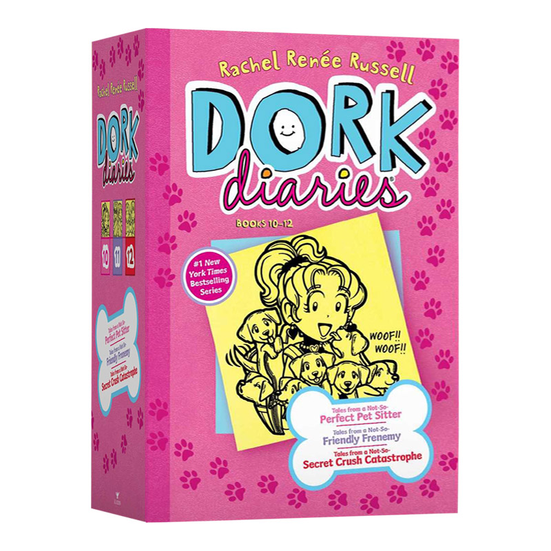 Dork Diaries Box Set Books 10-12多克日记 10-12精装英文原版儿童读物进口英语书籍