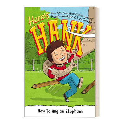 英文原版 How to Hug an Elephant Here's Hank 06 这是汉克系列6 6-8岁儿童成长主题章节桥梁故事书 阅读障碍 Scott Garrett