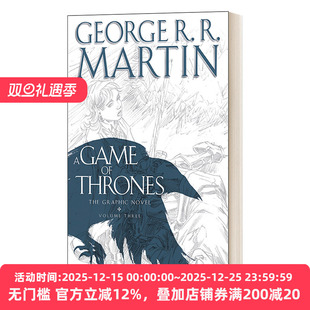 Game 权力 第3卷 英文原版 Volume Thrones 小说 Graphic 精装 Novel 游戏 冰与火之歌漫画 进口英语书籍 The