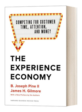 英文原版 The Experience Economy  With a New Preface by the Authors 哈佛商业评论体验经济 争夺顾客的时间 精装 进口英语书