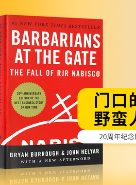 Barbarians at the Gate 门口的野蛮人 华尔街商战纪实 英文原版美国商学院教材 进口企业管理读物书籍
