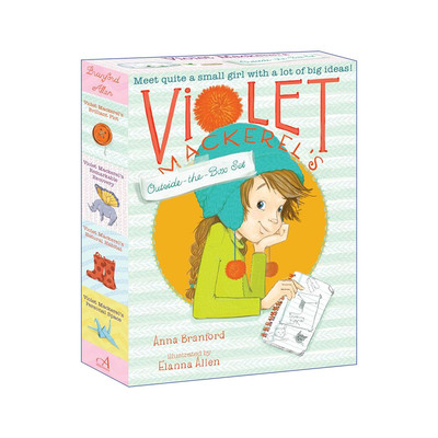 英文原版 Violet Mackerel's Outside-the-Box Set (Boxed Set) Violet的天马行空 4册盒装 插图章节书 英文版 进口英语原版书籍
