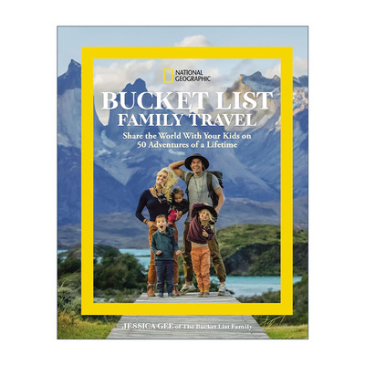 英文原版 National Geographic Bucket List Family Travel 国家地理家庭旅游清单 亲子旅行指南 精装 Jessica Gee 进口英语书籍