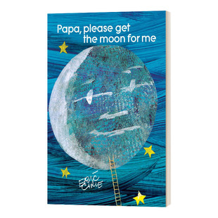 英文原版 进口英语书籍 Please Moon For The Papa Get 儿童英语启蒙绘本 爸爸 请帮我把月亮摘下来