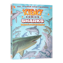 Science Comics Sharks 科学漫画系列 鲨鱼 英文原版儿童科普百科 进口英语绘本图画书籍