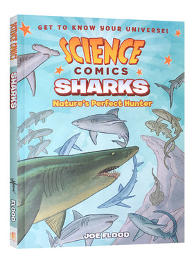 Science Comics Sharks 科学漫画系列 鲨鱼 英文原版儿童科普百科 进口英语绘本图画书籍