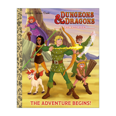 英文原版绘本 The Adventure Begins! Dungeons & Dragons 冒险开始 龙与地下城 兰登书屋精装小金书 英文版 进口英语原版书籍