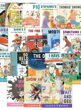 蒙施爷爷讲故事系列18册 Robert Munsch 英文原版 儿童睡前幽默故事绘本 进口英语启蒙亲子共读故事书籍