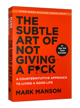 The Subtle Art of Not Giving a F*ck Mark Manson 重塑幸福 如何活成你想要的模样 精装 英文原版励志读物 进口英语书籍