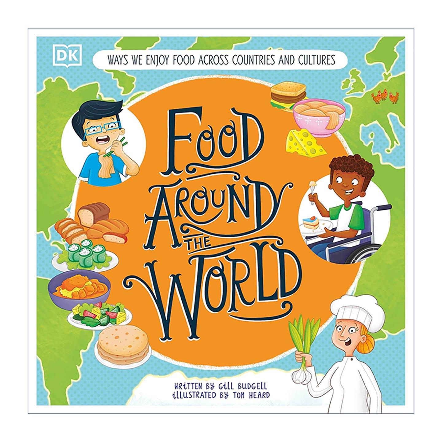 英文原版 Food Around the World 世界各地的美食 DK儿童科普百科绘本精装 英文版 进口英语原版书籍