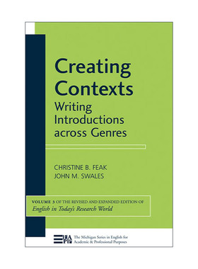 英文原版 Creating Contexts 创造语境 跨文体引言写作指南 John M. Swales 英文版 进口英语原版书籍