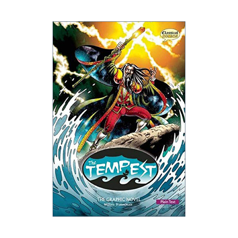英文原版 The Tempest The Graphic Novel Plain Text 暴风雨 漫画 图文小说 纯文本 莎士比亚 英文版 进口英语原版书籍