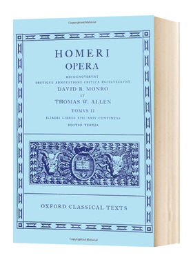 荷马 卷二 伊利亚特 Homer Vol II Iliad 英文原版牛津经典文本系列 精装 英文版进口原版英语书籍