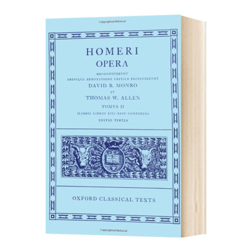 荷马 卷二 伊利亚特 Homer Vol II Iliad 英文原版牛津经典文本系列 精装 英文版进口原版英语书籍