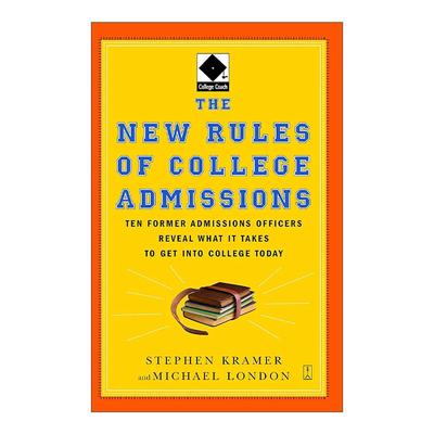 英文原版 The New Rules of College Admissions 大学录取新规则 十位前任招生官揭秘当下如何成功申校 英文版 进口英语原版书籍