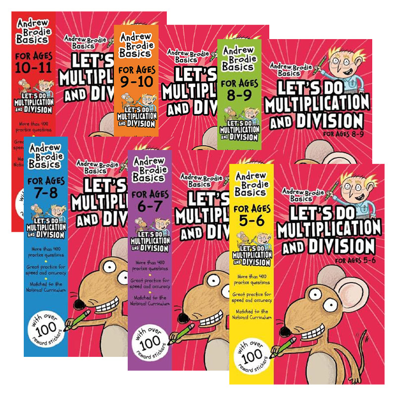 Let's do Multiplication and Division 5-11 我们来做乘除法5-11岁 6册套装