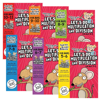 Let's do Multiplication and Division 5-11 我们来做乘除法5-11岁 6册套装