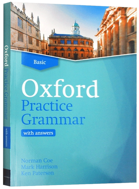 新版 牛津英语实用语法教材 初级 Oxford Practice Grammar Basic with Key 英文原版英语语法学习工具书 进口英文版 含在线资源