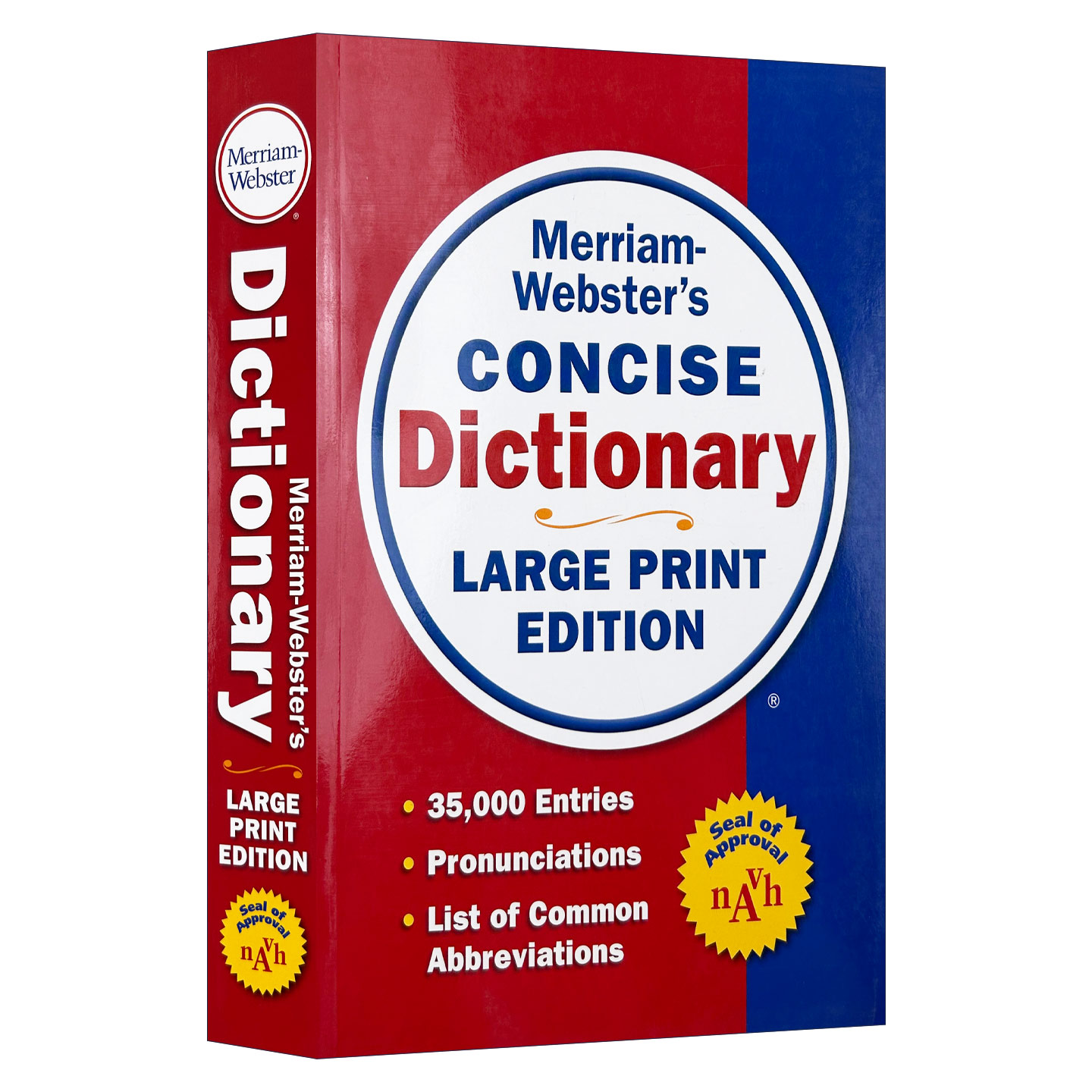 韦氏简明词典 大字版 Merriam-Webster’s Concise Dictionary Large Print Edition 英文原版英英字典 进口英语工具学习书籍