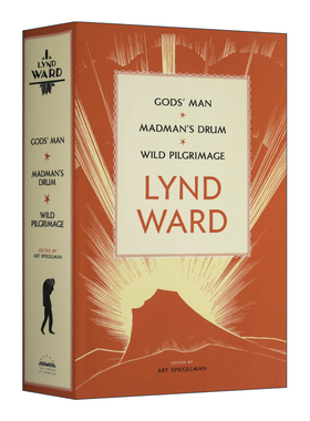 英文原版 Lynd Ward Gods' Man  Madman's Drum Wild Pilgrimage 林德·沃德 神人 疯子的鼓 荒野朝圣 精装 英文版 进口英语书籍