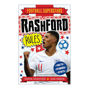 英文原版 Football Superstars Rashford Rules 足球明星特辑 马库斯·拉什福德 儿童运动人物科普百科 英文版 进口英语原版书籍