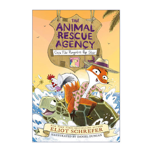 英文原版 The Animal Rescue Agency #2 Case File Pangolin Pop Star 动物救援机构1 穿山甲明星 英文版 进口英语原版书籍