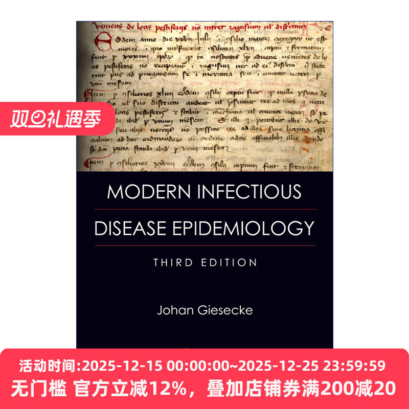 Modern Infectious Disease Epidemiology 现代传染病流行病学 第3版