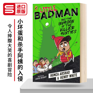 入侵 the 小坏蛋和杀手阿姨 Killer 儿童读物 Badman 英文原版 Little 进口课外英语阅读书籍 and Aunties Invasion