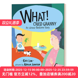 Puffins 儿童绘本 绘本 什么 Picture Cried 英文版 Lum 奶奶喊道 进口英语原版 6岁儿童哄睡书 Granny Kate What 英文原版 书籍