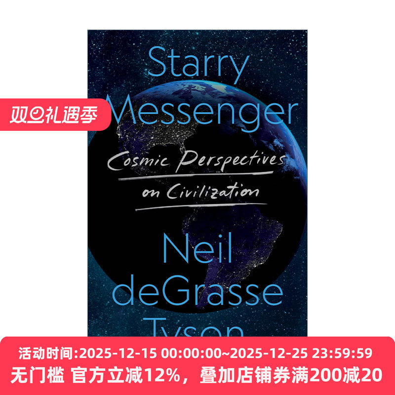 英文原版 Starry Messenger Cosmic Perspectives on Civilization 星空信使 宇宙视角下的人类文明 精装 英文版 进口英语原版书籍