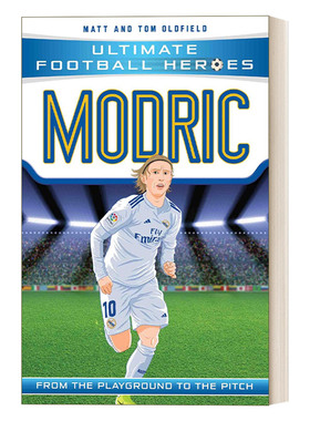 超级足球明星人物传记 莫德里奇 Modric Ultimate Football Heroes 英文原版儿童科普百科 进口英语书籍