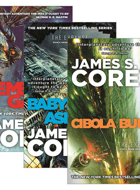 苍穹浩瀚4-6册 The Expanse 燃烧的西伯拉 复仇游戏 巴比伦的灰烬 英文原版太空歌剧科幻小说 进口英语书籍