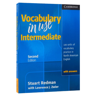 剑桥中级词汇 美式英语 第2版 Vocabulary in Use Intermediate Student's Book with Answers 学生书配答案 英文原版大学教辅书籍