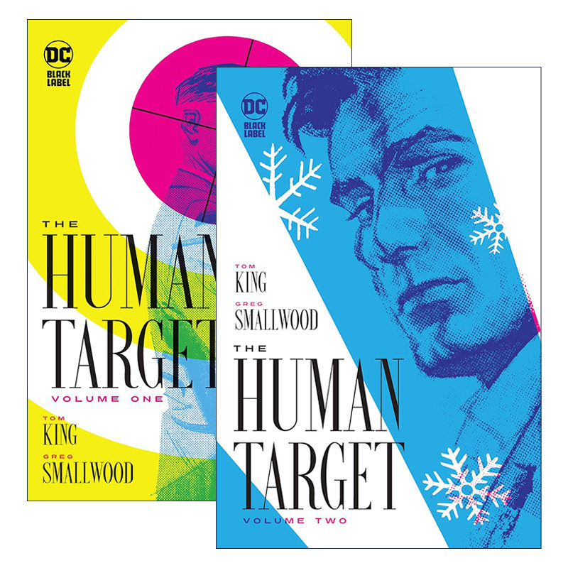 英文原版 The Human Target精装系列2册 DC黑标漫画 精装收藏版 Tom King 英文版 进口英语原版书籍