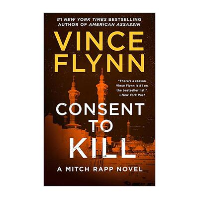 英文原版 Consent to Kill 蓄意谋杀 探员米奇拉普系列 英文版 进口英语原版书籍