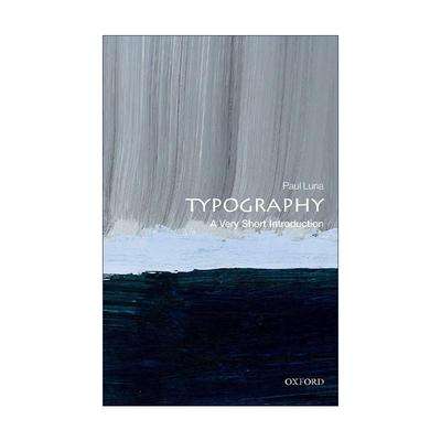 英文原版 Typography A Very Short Introduction 印刷术 牛津通识读本 英文版 进口英语原版书籍