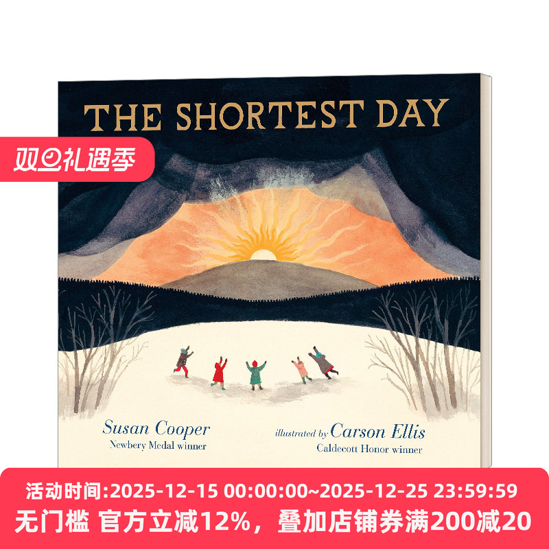 The Shortest Day 最短的一天 精装 英文原版儿童绘本 Carson Ellis 插画 Susan Cooper 纽伯瑞奖作家 进口英语书籍