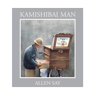 英文原版 Kamishibai Man 纸芝居老人 精装图画书 日本戏剧文化 美国图书馆协会童书奖 英文版 进口英语原版书籍