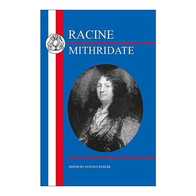 英文原版 Racine Mithridate 法语文本系列 让·拉辛戏剧 米特里亚德 Gustave Rudler 英文版 进口英语原版书籍