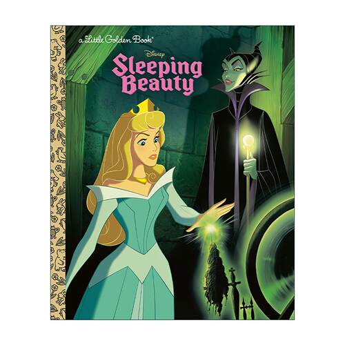英文原版 Sleeping Beauty Disney Princess Little Golden Book 睡美人 迪士尼 兰登书屋精装小金书 同名电影改编 英文版