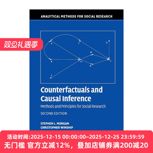 英文原版 Counterfactuals and Causal Inference 反事实与因果推断 史蒂芬·L·摩根 剑桥大学社科方法论系列 英文版 进口英语书