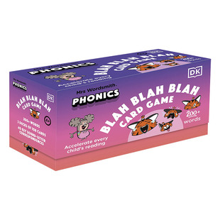 英文原版 Mrs Wordsmith Phonics Blah Blah Blah Card Game 沃德史密斯夫人 自然拼读卡片游戏 盒装 4-7岁 英文版 进口英语原版书