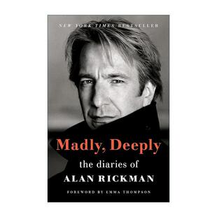 英文原版 Madly Deeply 艾伦瑞克曼日记 斯内普教授 哈利波特 英文版 进口英语原版书籍