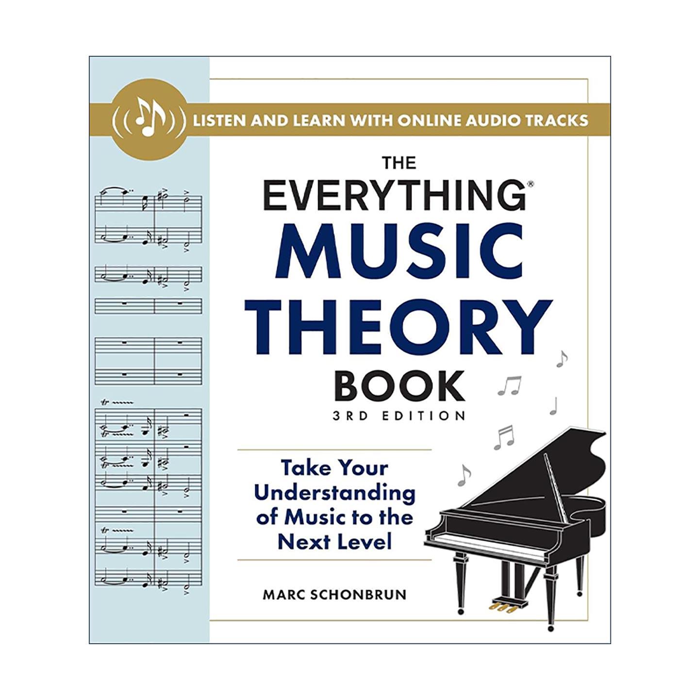 英文原版 Everything Music Theory Book 音乐理论全能指南 第3版 助你突破音乐认知瓶颈 含在线资源 英文版 进口英语原版书籍
