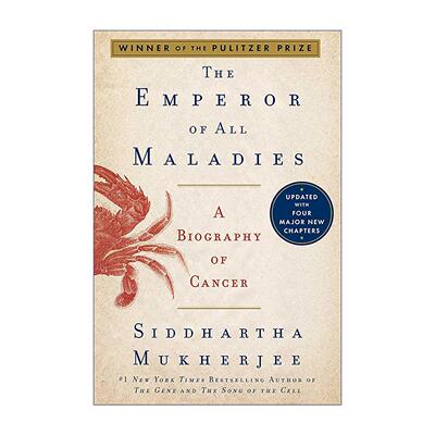 英文原版 The Emperor of All Maladies 众病之王 癌症传 2011年普利策奖 英文版 进口英语原版书籍