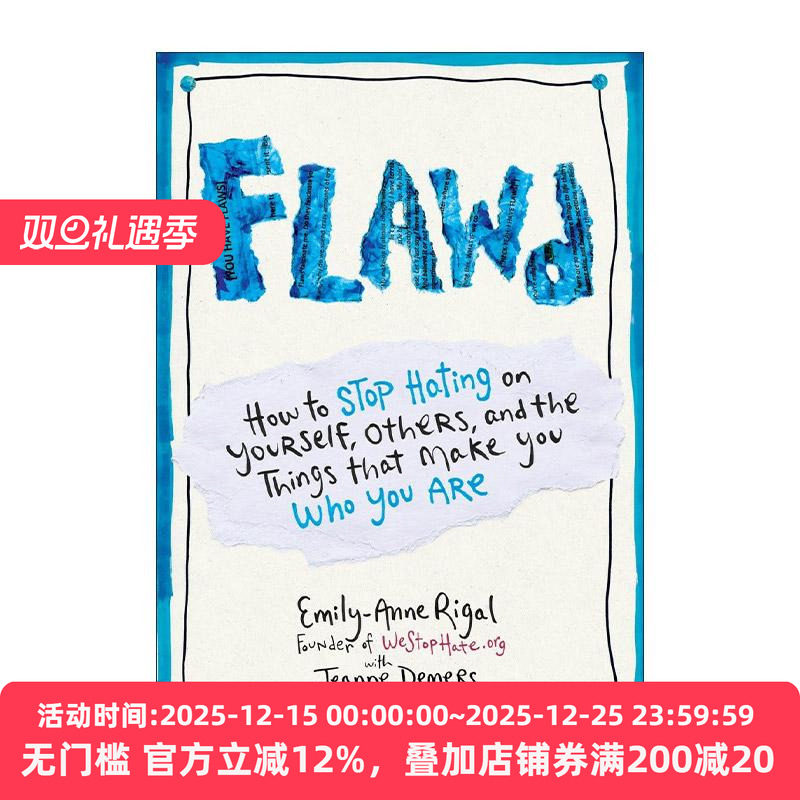 英文原版 Flawd 缺点 如何停止憎恨自己 他人及造就你的事物 Emily-Anne Riga 英文版 进口英语原版书籍