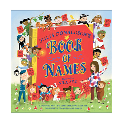英文原版 Julia Donaldson's Book of Names 朱莉娅·唐纳森的名字之书 精美插图绘本精装 英文版 进口英语原版书籍