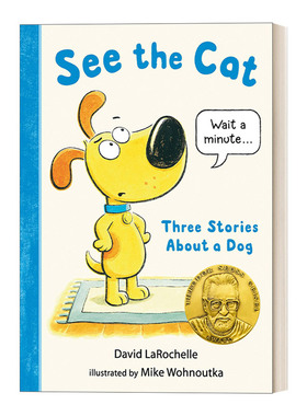 英文原版绘本 See the Cat Three Stories About a Dog 看看那只猫 关于狗的三个故事 2021年苏斯博士奖David LaRochelle进口书